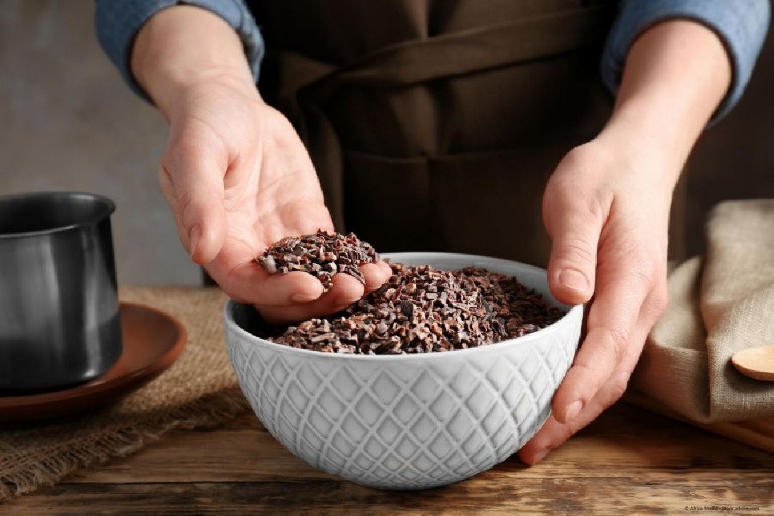 Kakao Nibs, unbehandelt, nicht fermentiert, ohne Zucker, Rohkost-Qualität