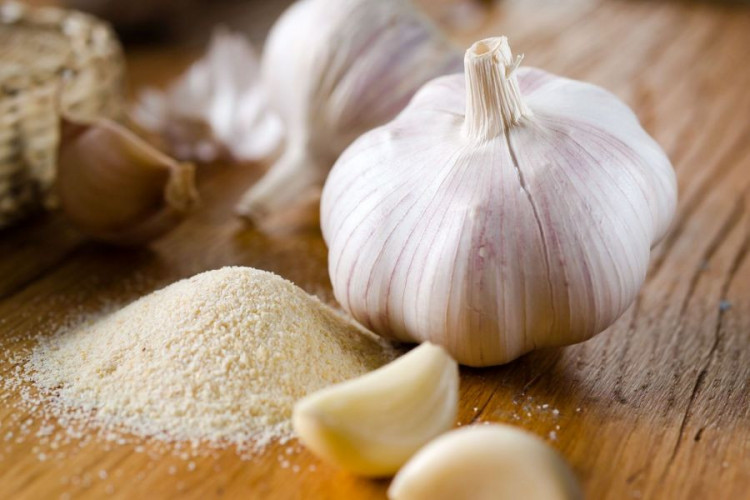 Knoblauch gemahlen kaufen, gemahlener Knoblauch Gewürz für Küche, Saucen, Fleisch und Gemüse