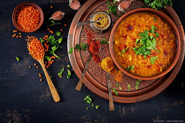 Rotes Curry scharf