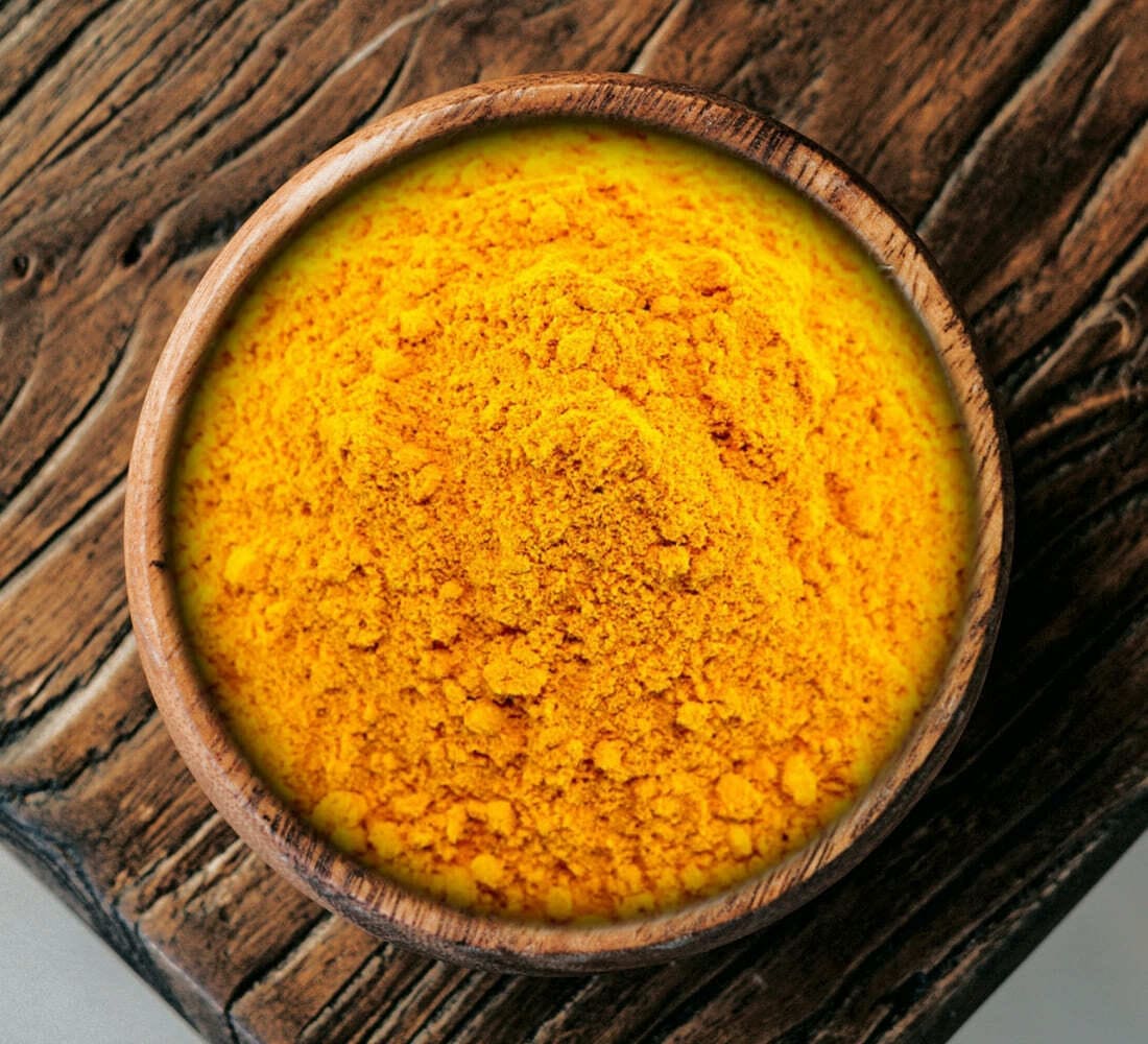 Kurkuma gemahlen, Kurkumapulver, ohne Zusätze, indisch, Curcuma, turmeric ground