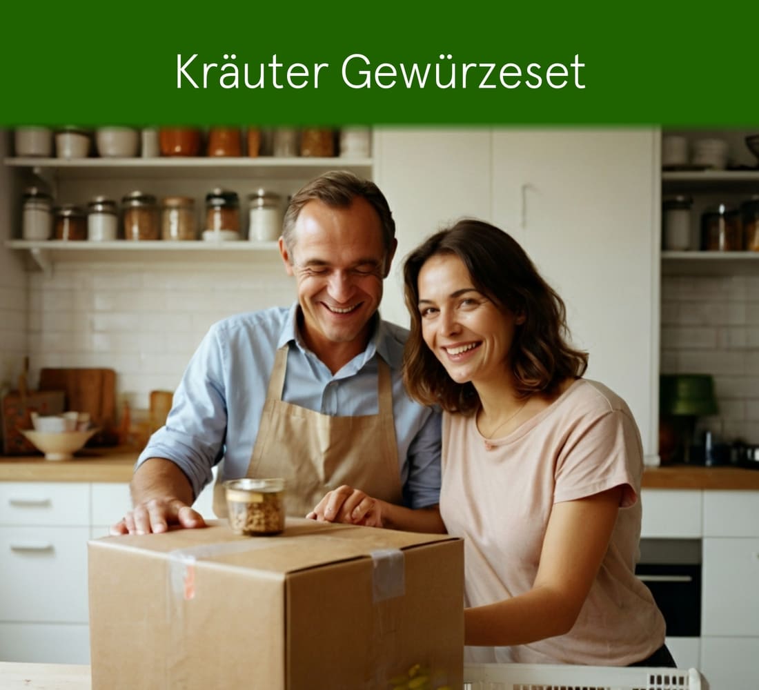 Kräuter Gewürzset für intensiven Geschmack, Set zum ausprobieren