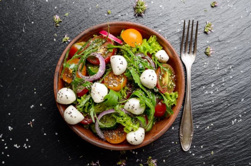5. Bild von Salat Gewürz (Salat Kräuter), ohne Salz