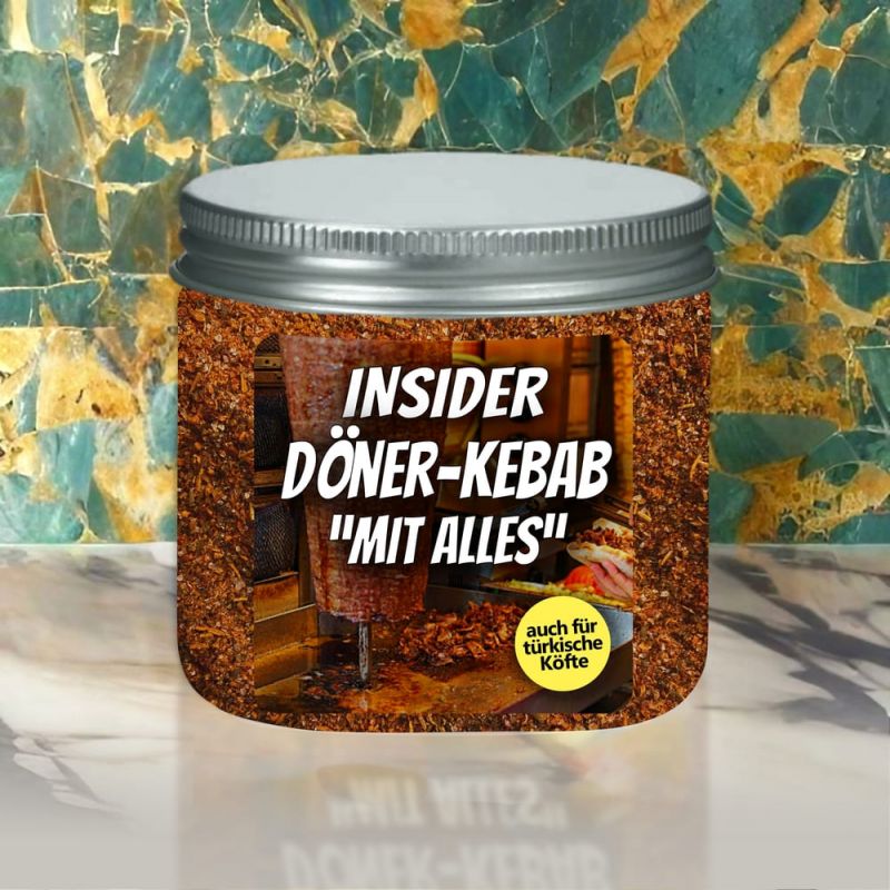 2. Bild von Döner Kebab “mit alles”, auch für türkische Köfte, Gewürzzubereitung