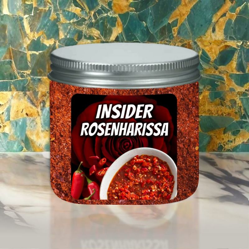 2. Bild von Rosenharissa, mit echten essbaren Rosen