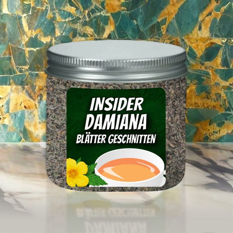 2. Bild von Damiana Tee, Damianablätter geschnitten, Wildwuchs